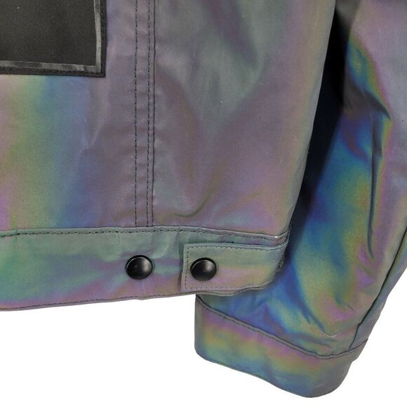 Cult Of Individuality Reversible Type II Denim Jacket Oil Slick Iridescent XL - Picture 10 of 16